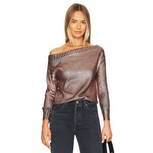Superdown Rose Gold Marla Sweater